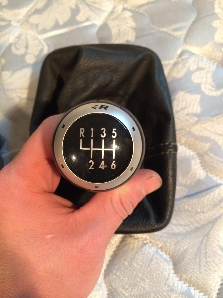 FS rline 6 speed shift knob with boot VW Vortex Volkswagen Forum